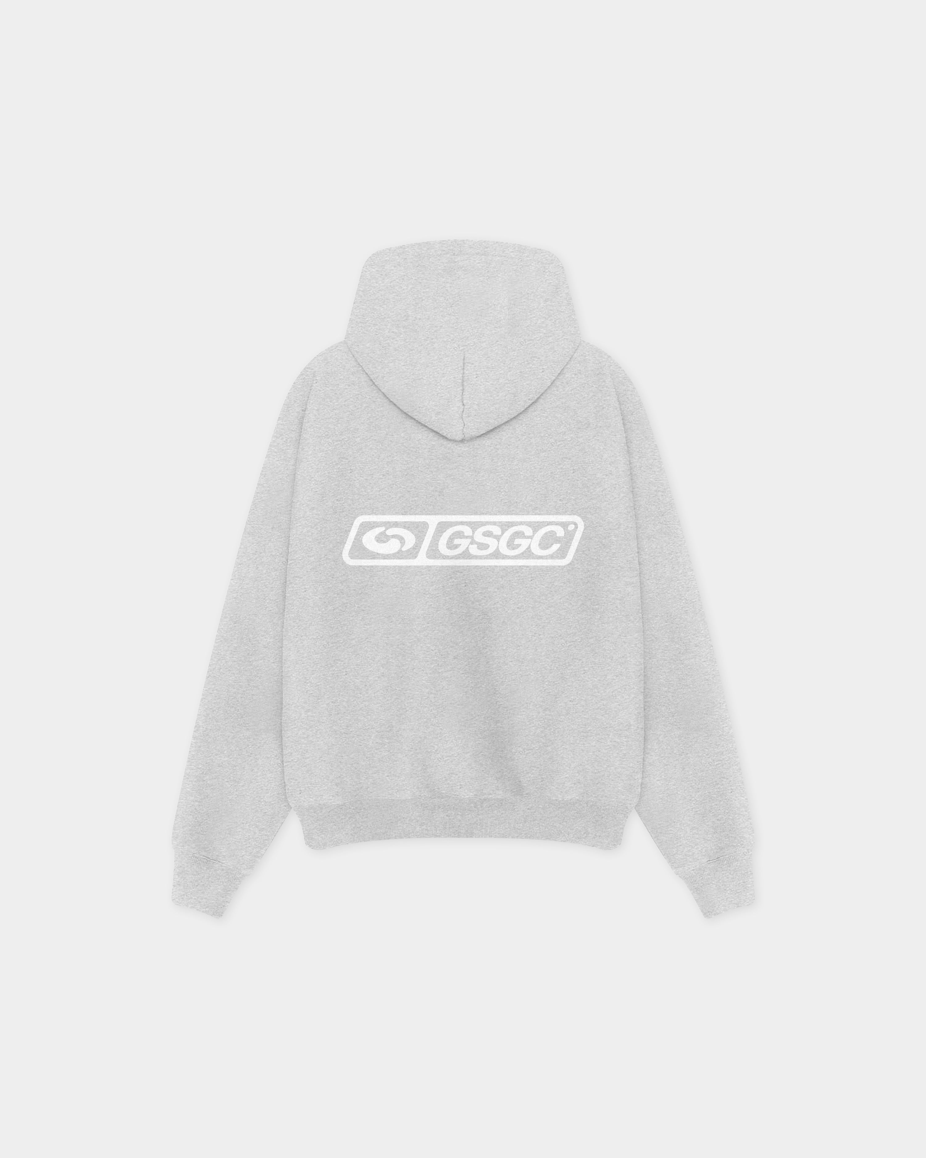 Retro Hoodie - Heather Grey/White | Golf Supply GC