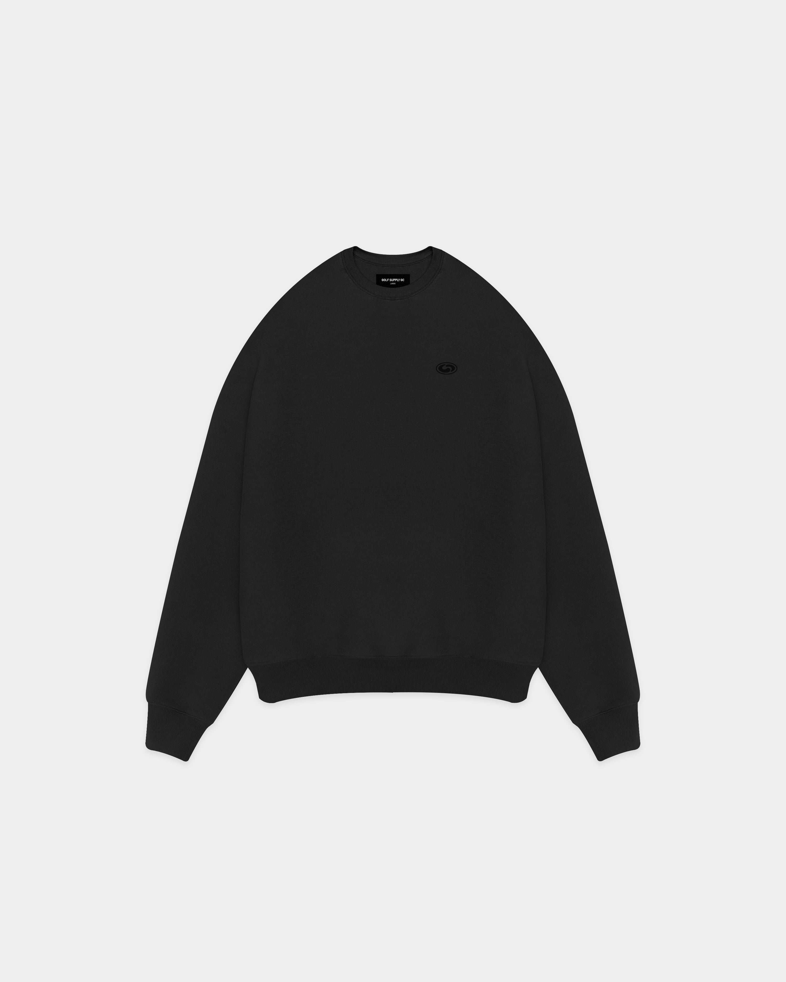 Classic Sweatshirt - Black/Black | Golf Supply GC