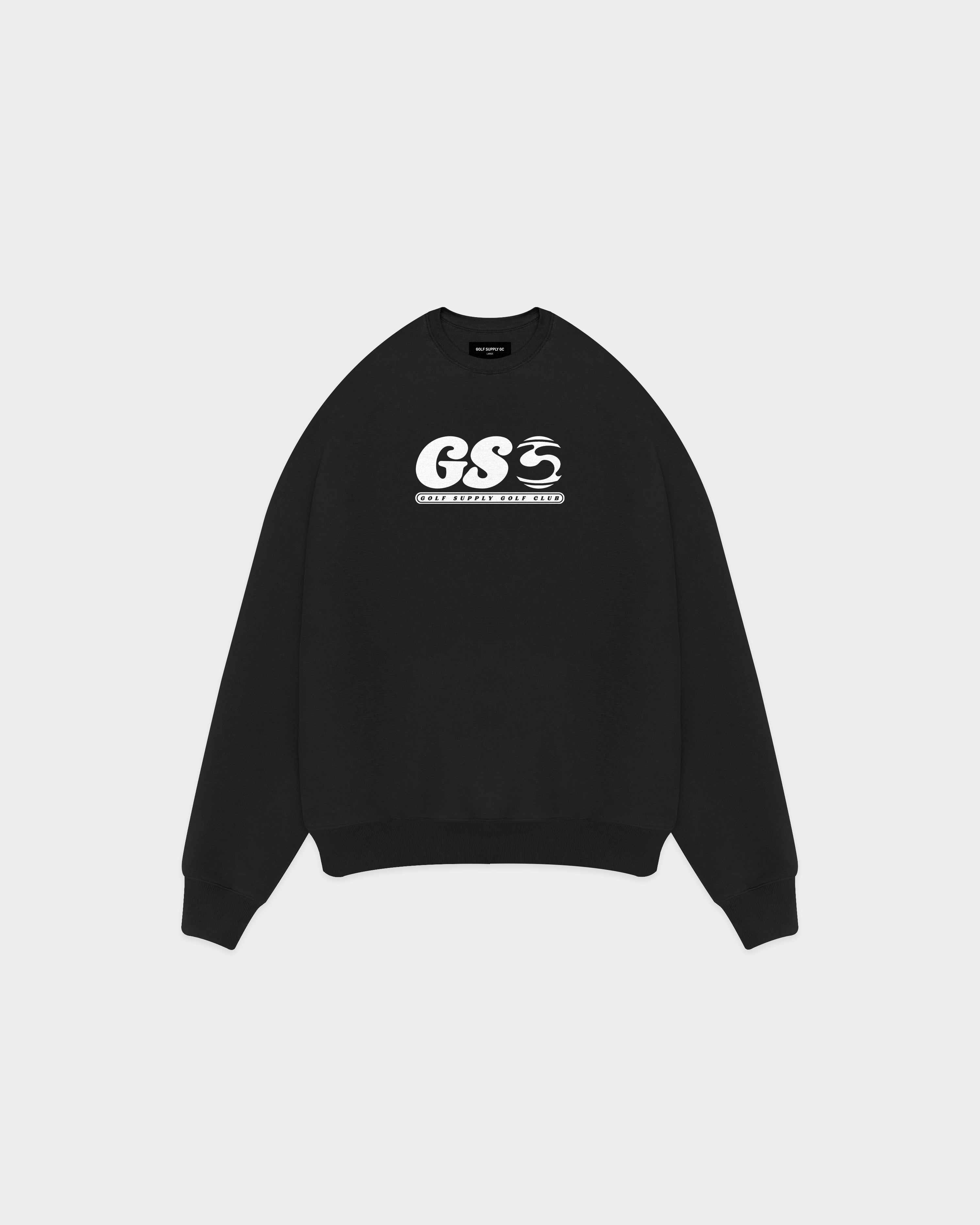 GS Planet Sweatshirt - Black/White | Golf Supply GC