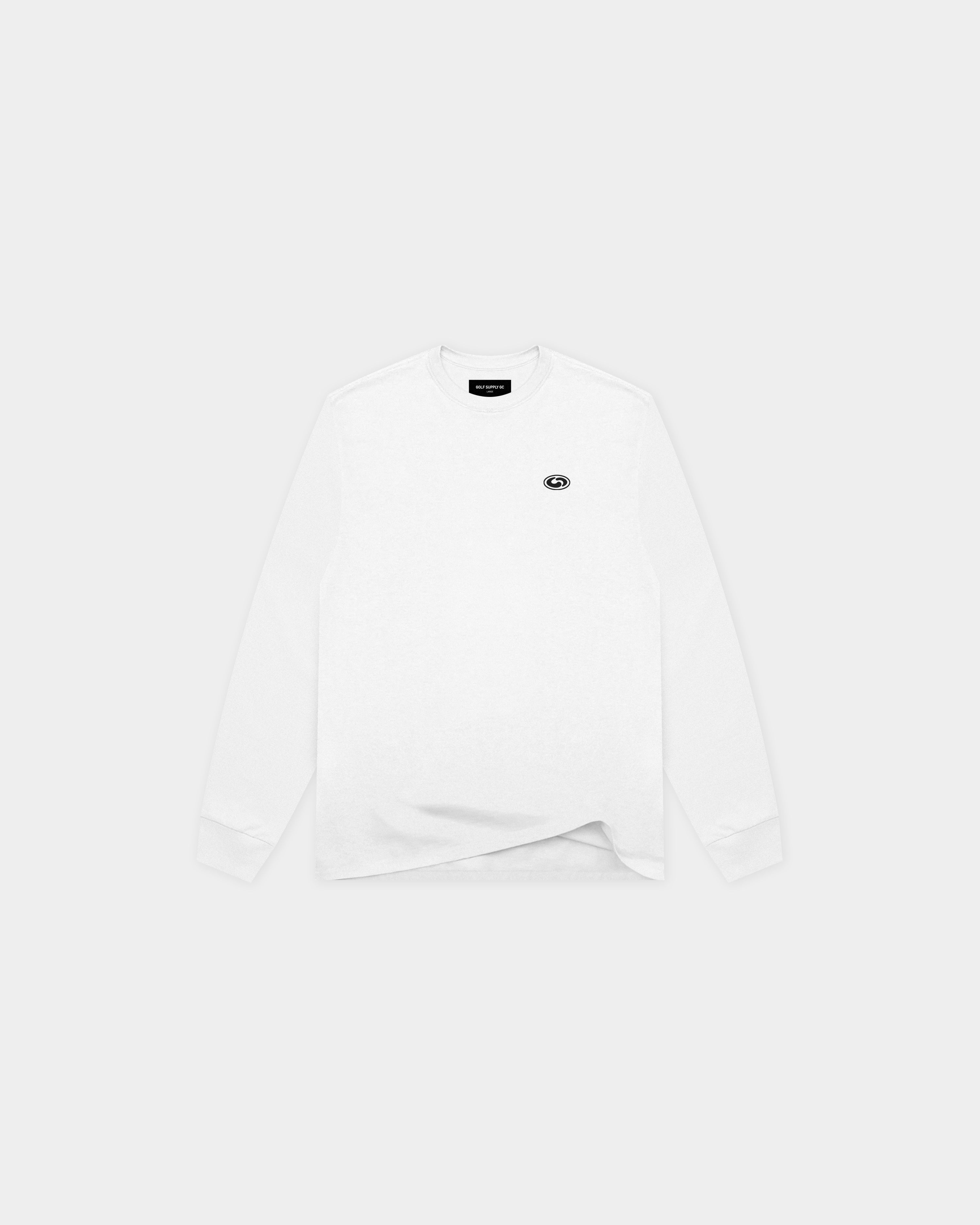 Mini Classic Long Sleeve T-Shirt - White/Black | Golf Supply GC