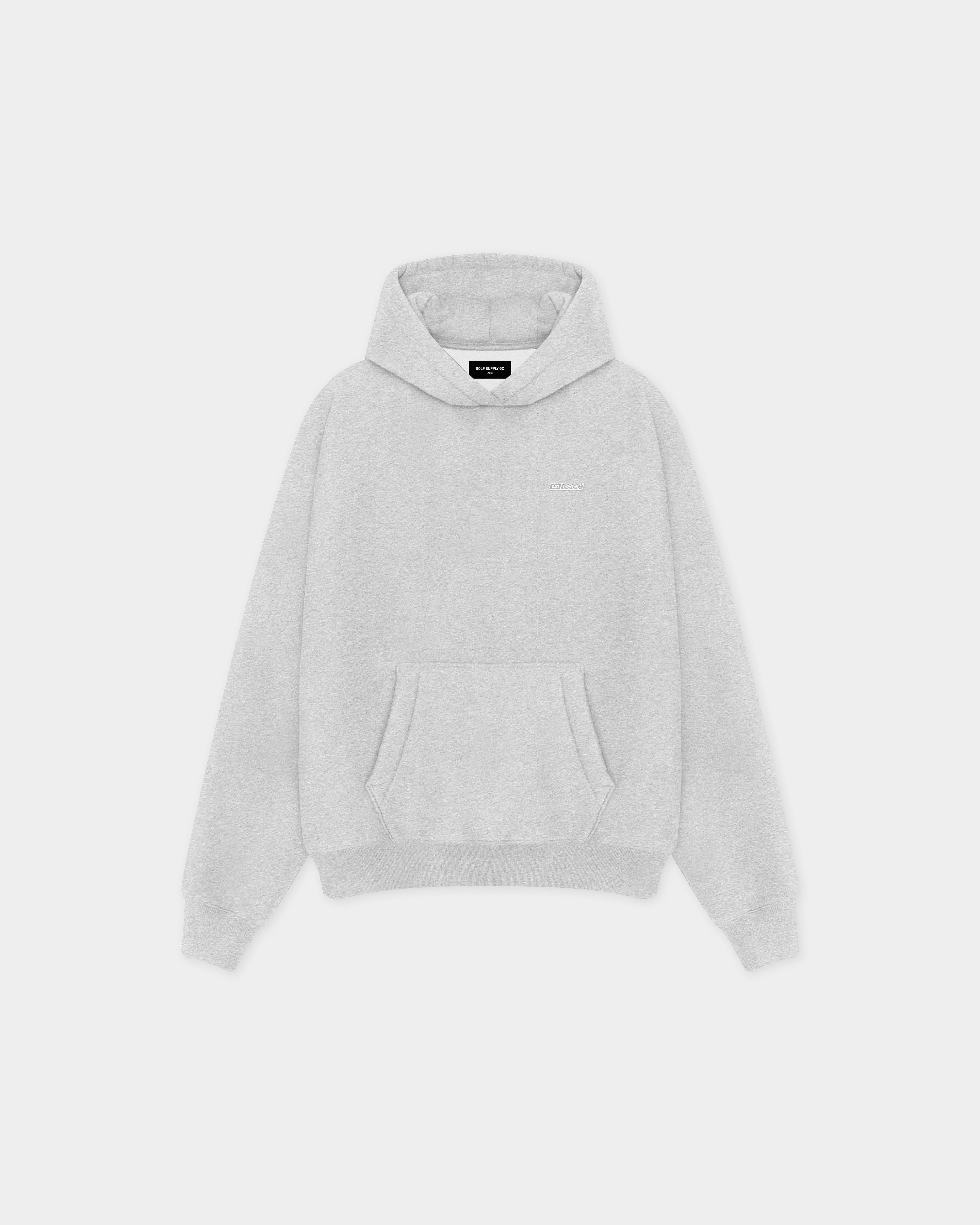 Retro Hoodie - Heather Grey/White | Golf Supply GC